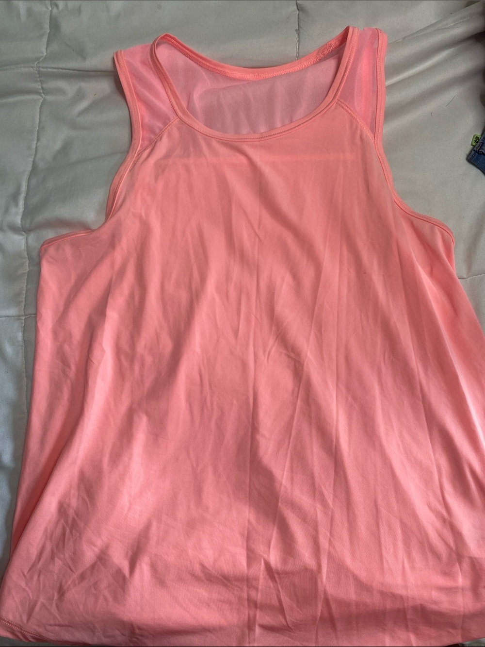 Women’s Performance Pink Mesh-Back Tank Top